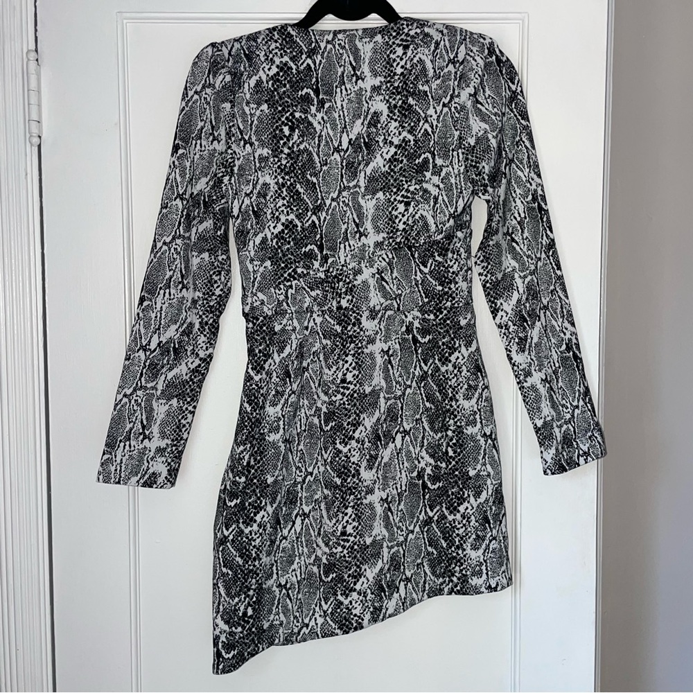 Nwot Revolve $220 Nbd Jamie Python Snake Print Mi… - image 4